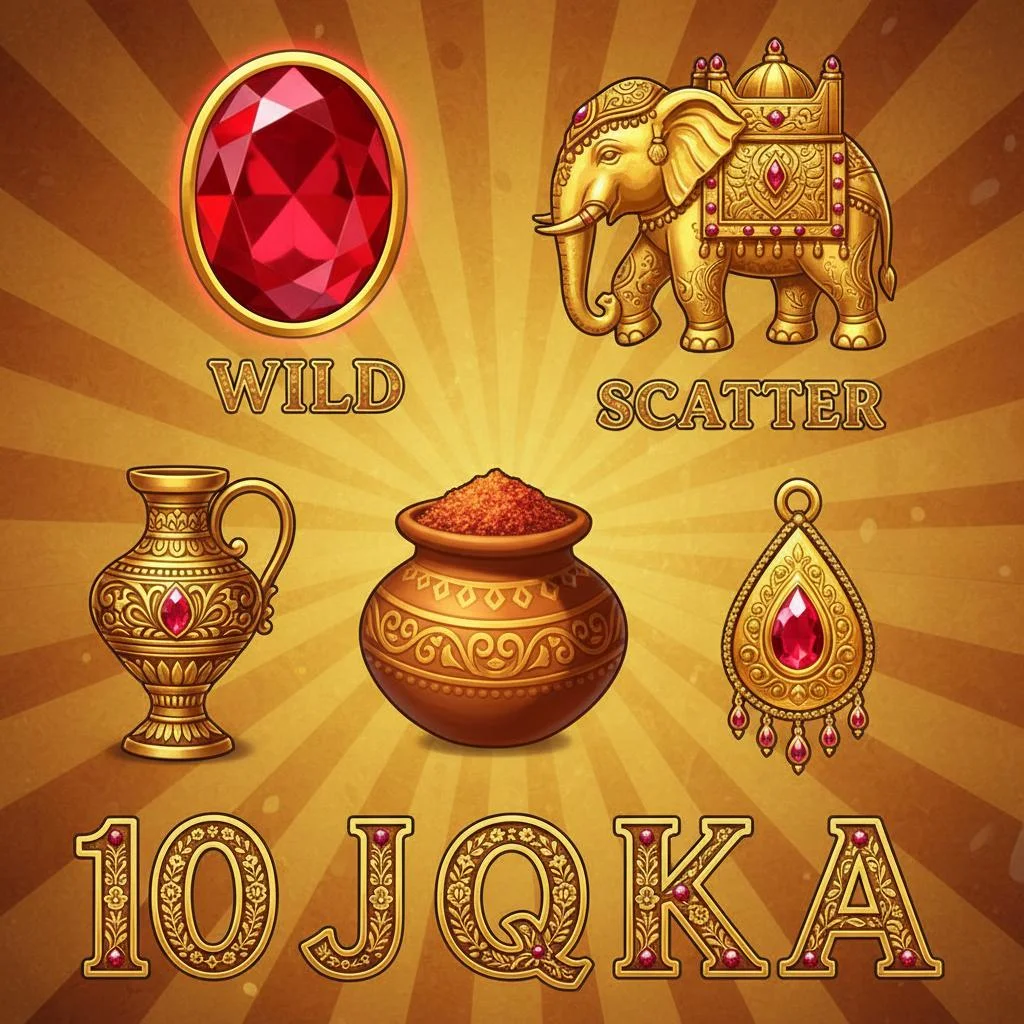 Indian Ruby Symbole Übersicht
